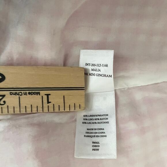 Rails Malia Plaid Gingham Spaghetti Strap Mini Dress Size S - Picture 9 of 14